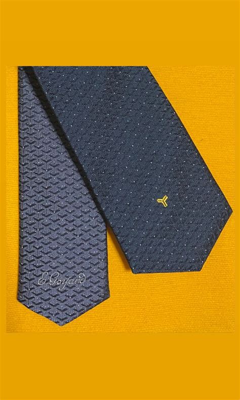 goyard suit tie|goyard men's corner ties.